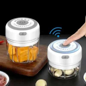 Mini Electric Garlic Masher - Durable Vegetable Crusher Chopper USB Charging - Picture 1 of 18