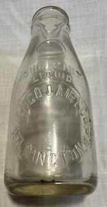 Rare Vintage Vanco Dairy 1 Pint Bottle Wilmington, North Carolina - Picture 1 of 6