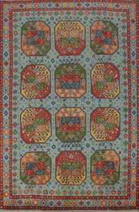 Heriz Serapi Splendor indischer handgeknüpfter Vorleger für Wohnzimmer Dekor 7x10 Fuß - Bild 1 von 20