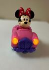 Disney MINNIE MOUSE Vtech Go Go Go Smart roues voiture convertible rose fonctionne 3,5"