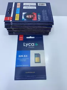 Lot of 19-Lycamobile 4G/5G GSM Unlocked Handsets Micro/Nano Sizes - Picture 1 of 3