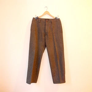 CLUB MONACO - Wool Blend - Dark Heather Grey Pants - Large - 32/32 - Picture 1 of 2