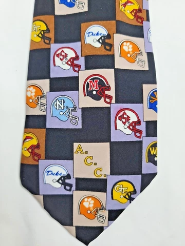 NCAA College A.C.C Football Vintage Necktie (Duke, Clemson,Florida State,etc.) Cover