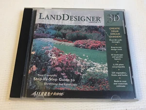 Land Scape Yard Designer 3D 4.5 PC CD Build Make learn garden plants 95 98 XP ME - Afbeelding 1 van 3