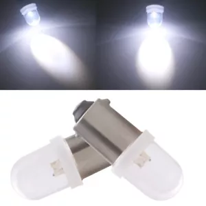 100Pcs 6V 6.3V DC AC White T11 T4W BA9S H6W 1895 LED Pinball Machine Light Bulbs - Picture 1 of 7