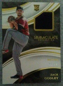 ZACK GODLEY 2016 IMMACULATE COLLECTION IMMACULATE SWATCHES JERSEY RELIC /99 - Picture 1 of 4