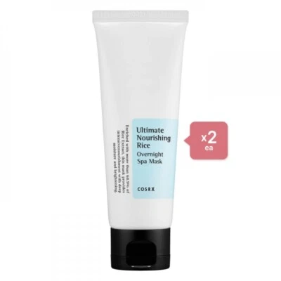 Máscara de spa para pasar la noche de arroz nutritivo COSRX Ultimate paquete de 2,02 fl oz x 2 Foto 1 de 4