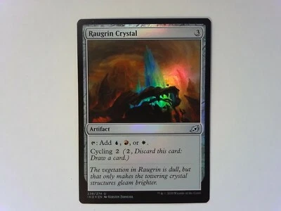 Foil Raugrin Crystal Ikoria: Lair of Behemoths- Magic the Gathering MTG Artifact - Image 1 of 2