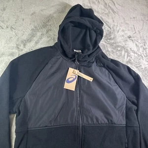 Asics - Sudadera con capucha tejida para hombre - Sudadera polar con cremallera completa - Talla grande - Nueva con etiquetas - Imagen 1 de 7