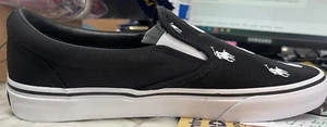 Zapatos sin cordones Polo Ralph Lauren Keaton Allover Pony negros blancos talla 11D nuevos en caja - Imagen 1 de 4