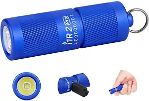 OLIGHT I1R 2 Pro Eos 180 Lumen EDC wiederaufladbarer Schlüsselanhänger Taschenlampe orange blau - Bild 1 von 34
