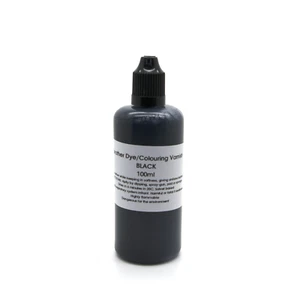 Tinte de cuero negro para reparación de color de asiento de coche DAEWOO Musso Rexton Korando 100 ml - Imagen 1 de 2
