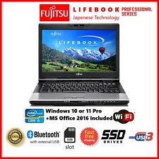 Fujitsu Intel Core i5 2TB SSD 16GB RAM Sim-Slot Bluetooth Fast Cheap Laptop WiFi