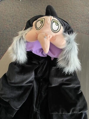 Disneyland Blancanieves Talla 2-4 Peluche Bruja Reina Malvada Disfraz con Manzana Riendo! Foto 1 de 4