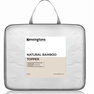 Kensingtons® Luxuriöse Matratzenauflage gefüllt Bambusfaser ägyptische Baumwollbezug - Bild 1 von 5