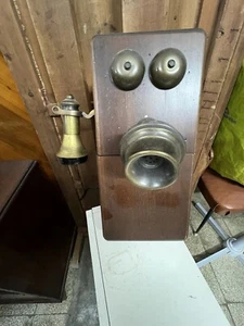Telefono Vintage da Parete anni 50 in buone condizioni estetiche da revisionare - Photo 1/10