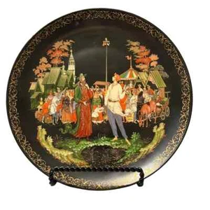 Bradford Exchange RUSSIAN LEGENDS " THE PRIEST AND HIS SERVANT BALDA " (#7) - Picture 1 of 3