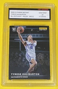 2020-21 Panini Instant Tirese Haliburton 1st Graded 10 Rookie Spotlight #RS12 RC - Bild 1 von 2