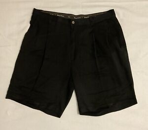 Tommy Bahama Relax Mens Shorts Size 36 Black 100% Silk