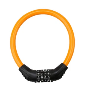 4 Digital Combination Password Cycling Security Bicycle Bike Cable Chain Lock 62 - Picture 1 of 6