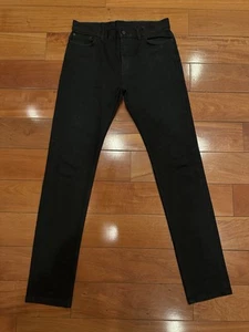 Black Louis Vuitton Slim Strech Jeans - Picture 1 of 8