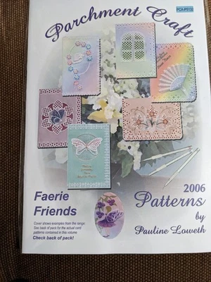 PCA-P5132 Parchment Craft Patterns - Faerie Friends By Pauline Laweth New - image 1 of 2