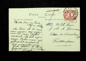 Nederland grootrondstempel DREUMEL op kaart "Twee meisjes" - Picture 1 of 2