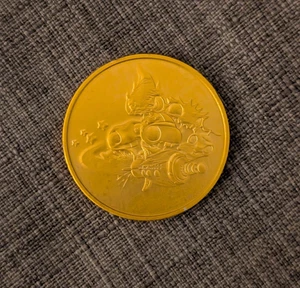 Playstation PS VITA YELLOW Promo Coin LITTLE DEVIANTS - Release Promo - Picture 1 of 2