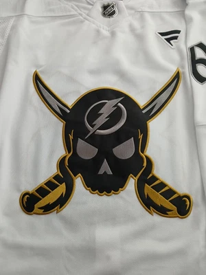 NWT Tampa Bay Lightning Nikita Kucherov #86 Alternate Jersey White - Image 1 of 4