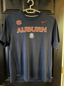 Nike Auburn Tigers Dri Fit Shirt Men’s Large BCS 2014 National Championship CA - Picture 1 of 8
