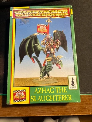 Orcs & Goblins Azhag The Slaughterer Warhammer WHFB Oldhammer OOP 密封 罕见 — 第 1/3 张图片