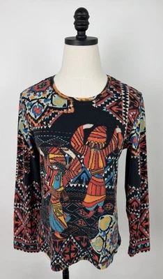 Camiseta De Colección Novedad Chicos Talla 1 Para Mujer Mediana/8 Arte Bohemio para Usar Boho Foto 1 de 4