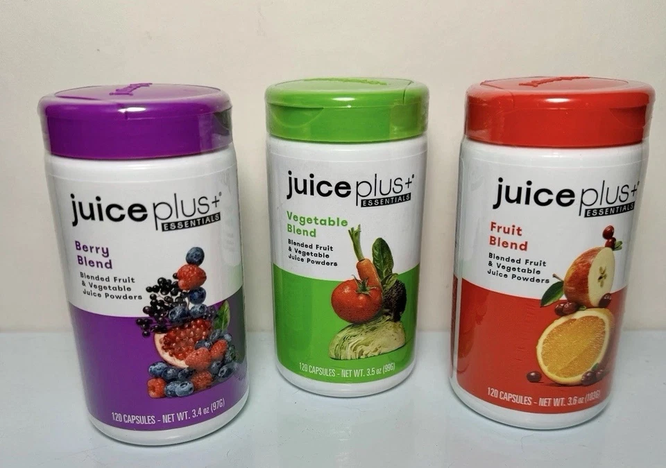 Juice Plus Trio Vegetable Berry & Fruit Blends 360 Capsules 2 Mo Supply Exp 4/27 - Image 1 of 1