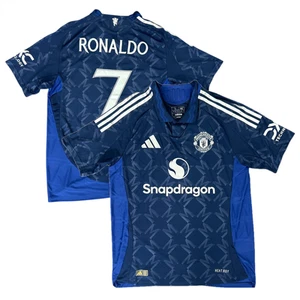 Camiseta de fútbol Manchester United para hombre Adidas visitante profesional Top - Ronaldo - Nueva - Imagen 1 de 3