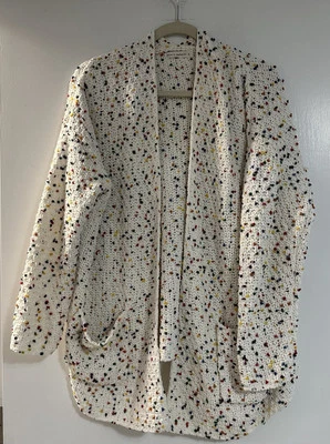 Suéter Anthropologie Moon & Madison Confeti Punto Chenille Multicolor Talla S Foto 1 de 3