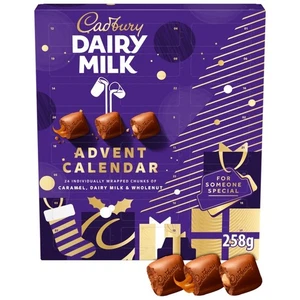 Cadbury Dairy Milk Chocolate Chunks Advent Calendar 258g - Bild 1 von 2