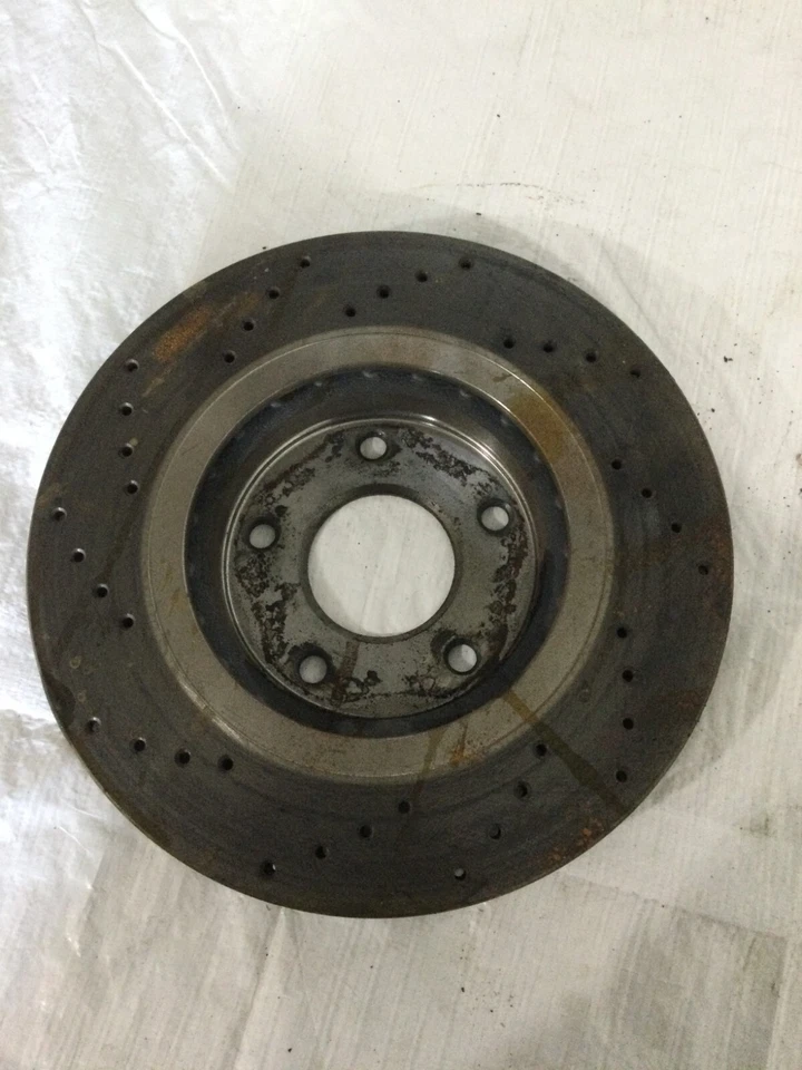 Disco rotor de freio dianteiro esquerdo Nissan Rogue 2015 fabricante de equipamento original - Imagem 1 de 4