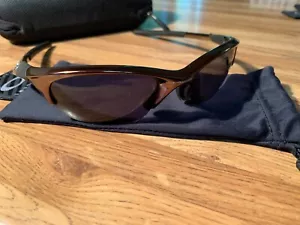 Oakley Half Jacket Black Chrome / Black Iridium Rare!! VGC!!! - Picture 1 of 9