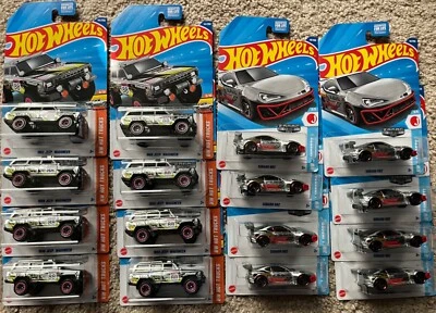 Hot Wheels 2025 Zamac Jeep Wagoneer & Subaru BRZ, Lot Of 16 (8 each) - Image 1 of 3