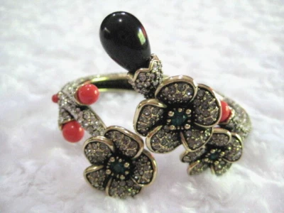 HEIDI DAUS "Blossom Du Jour"(尺寸 S/M)水晶手链(原价259.95 美元)- 仅 1! — 第 1/4 张图片