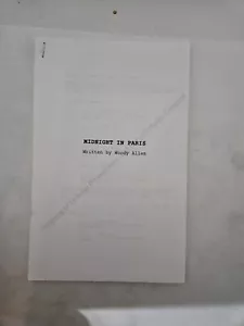 Midnight in Paris Screenplay Original Script by Woody Allen - Picture 1 of 5