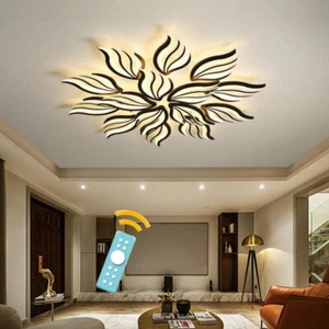LED Ceiling Lights Bedroom Black Bar Lamp Ceiling Light Kitchen Ceiling Lighting - Picture 1 of 28