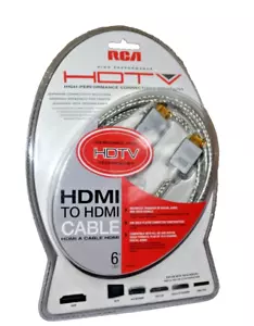 RCAs 6 foot HDMI To DVI Digital Video And Audio Cable - F - Picture 1 of 3