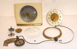 Vintage Art Deco Westclox La Sallita Bakelite Pull String Wind Clock Parts - Picture 1 of 10