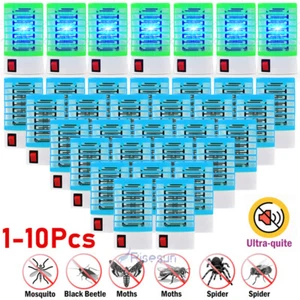 LOT Indoor Electric Mosquito Lamp Fly Bug Insect Trap Zapper Killer Plug-in Wall - Picture 1 of 43