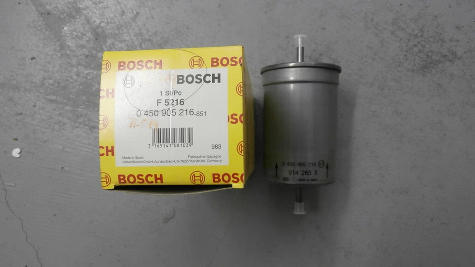 NUEVO Filtro de combustible Bosch 450 905 908 Volvo S40 S60 S80 V40 V70 OEM Foto 1 de 1