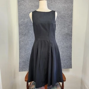 Cue Dress Womens Size 8 Black A-Line Classic Office Party Business Corporate - Picture 1 of 10