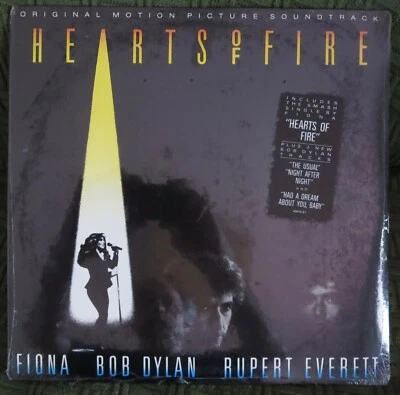 HEARTS OF FIRE [with hype sticker] Fiona, Bob Dylan USA New Sealed Old Stock LP - Image 1 of 2