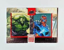 2018-19 Marvel Annual Dual Patch Hulk / Red Hulk Upper Deck