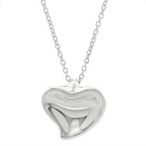 Tiffany & Co. Full Heart Anhänger Halskette Ag925 Silber Elsa Peretti Neuwertig Gebraucht - Bild 1 von 7